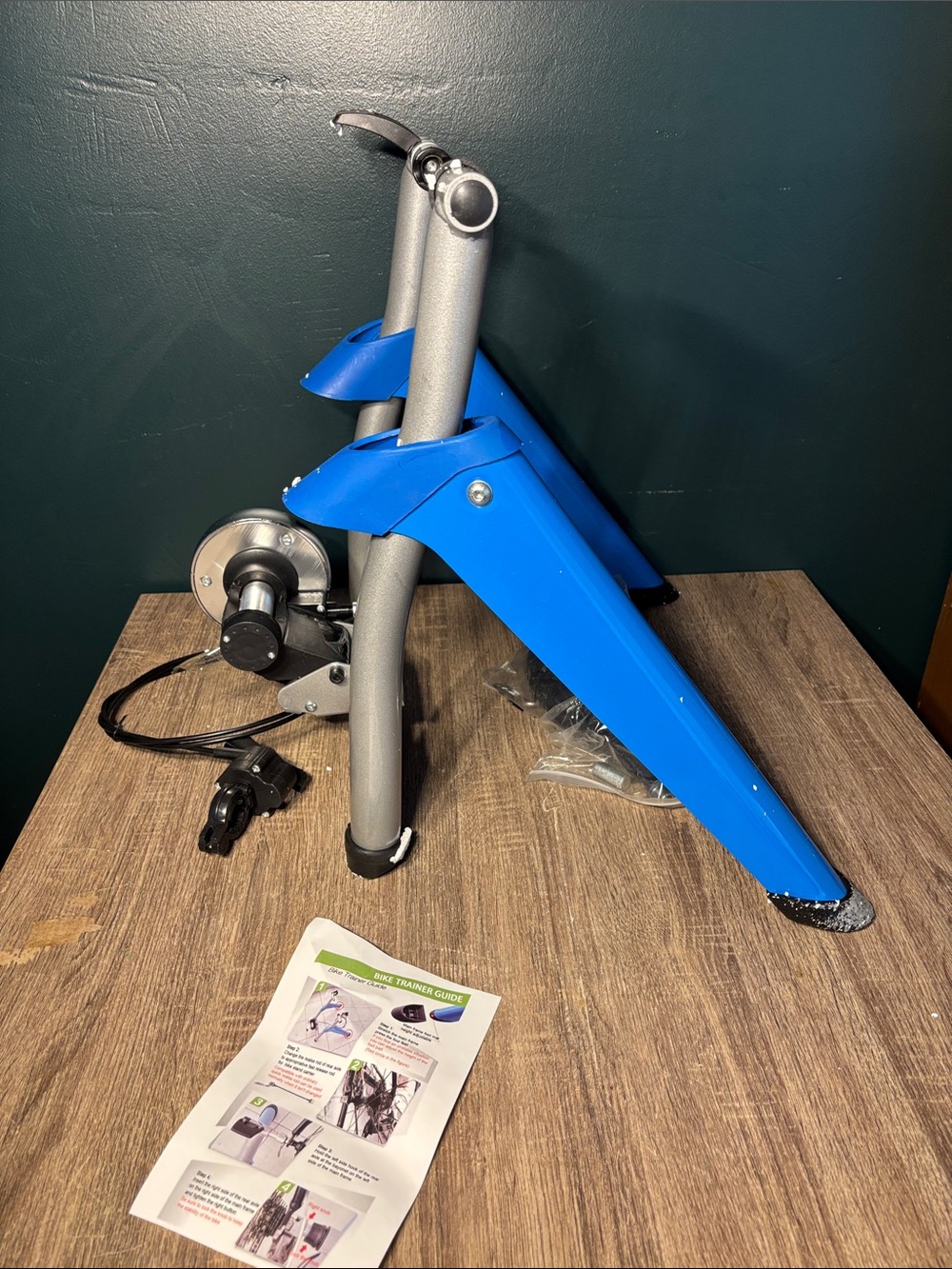 HOMCOM Home Trainer Bike Folding Training